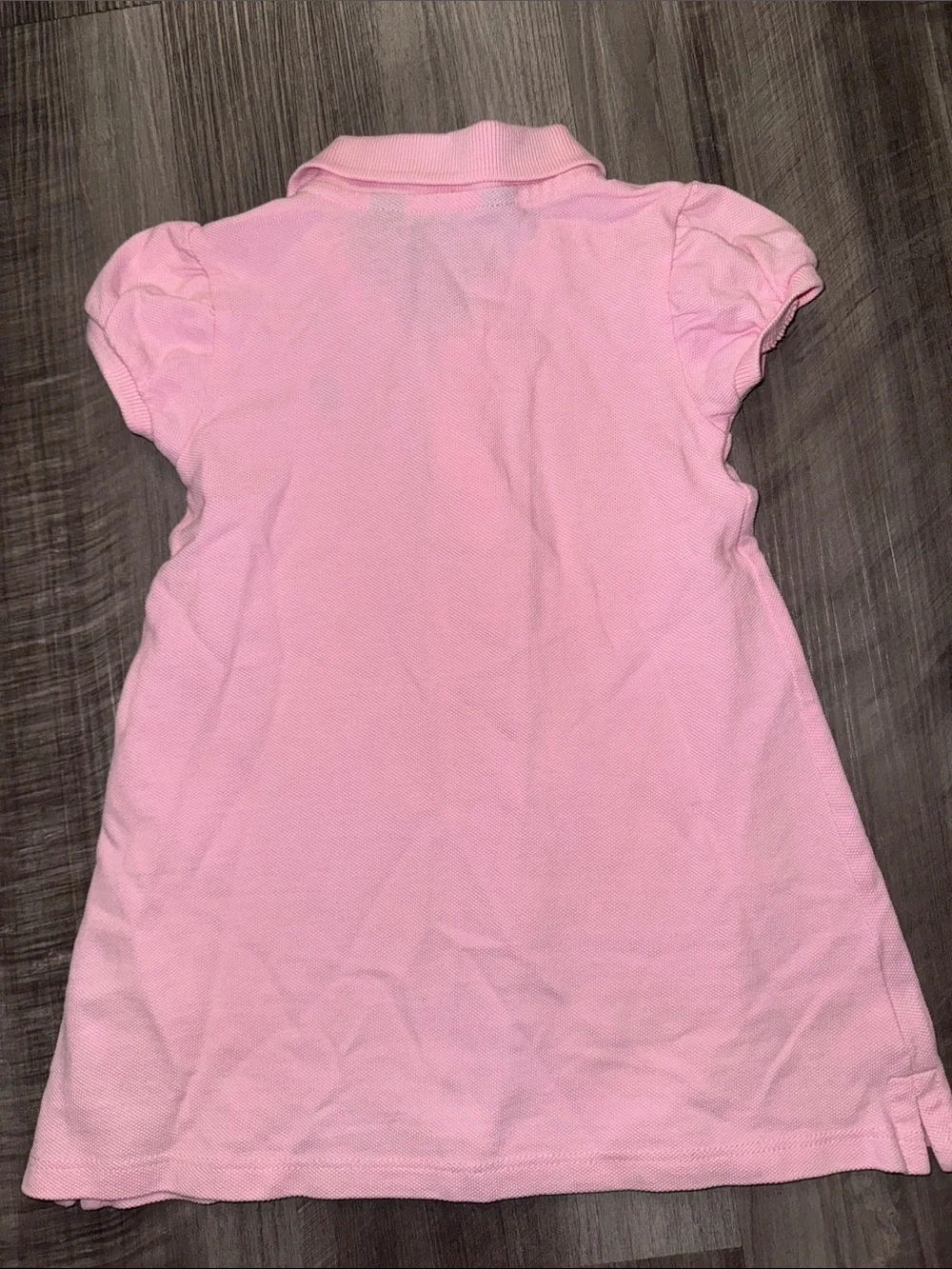 Ralph Lauren pink dress, baby girls, 18 months short sleeve collared outfit
